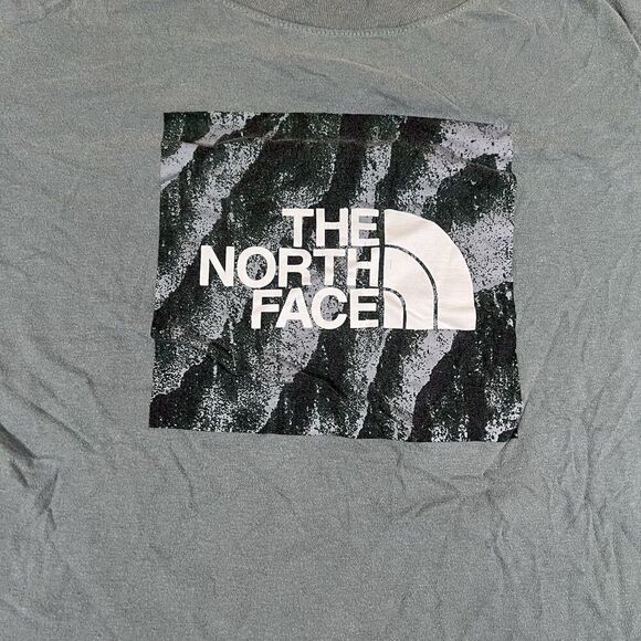 The North Face Box Graphic Logo Short Sleeve T-Shirt Men's Size Large - Picture 3 of 4